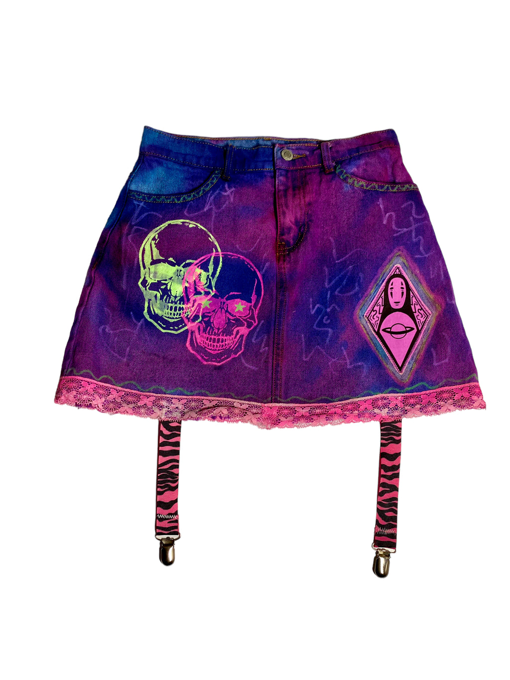 Pink Poison Mini Garter Skirt