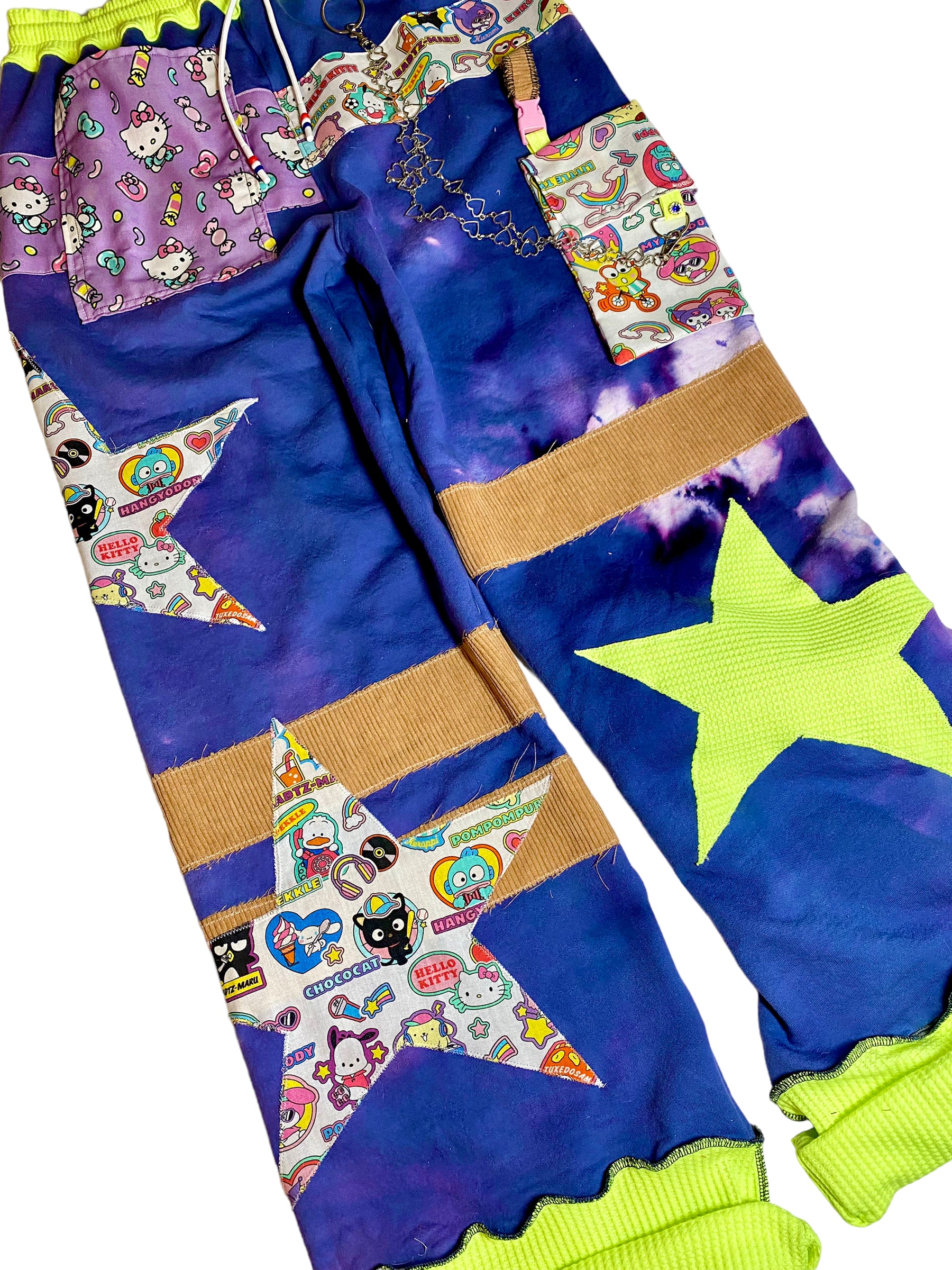 Sanrio Star Fleece Cargo Pants