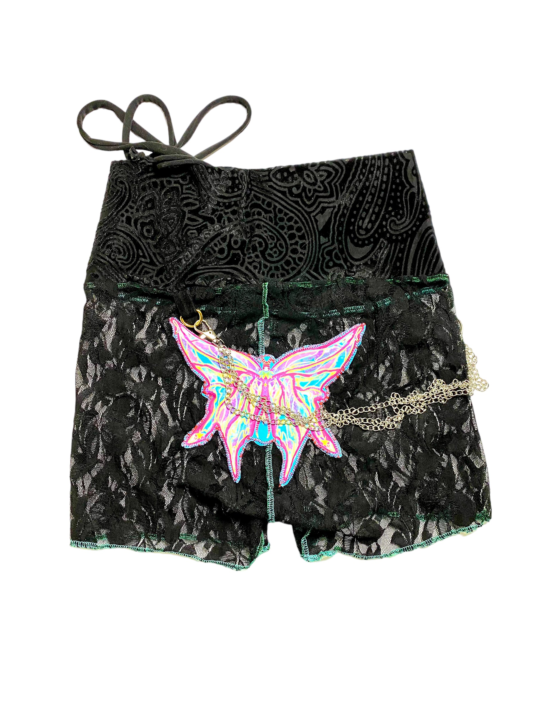 Dmt Butterfly Lace Shorts Small